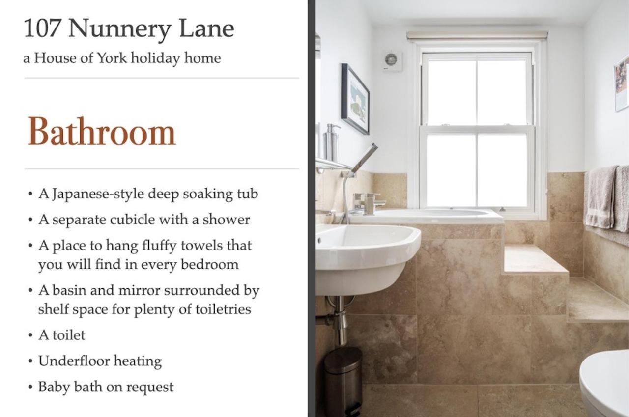 107 Nunnery Lane - A House Of York Holiday Home Экстерьер фото